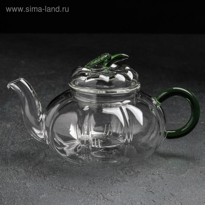 Чайник заварочный со стеклянным ситом &laquo;Грин&raquo;, 700 мл