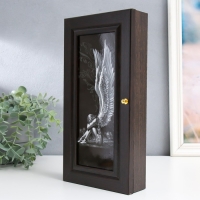 Ключница  "Ангел" 16х31 см венге МИКС