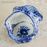 Конфетница &laquo;Весна&raquo;, 21&times;13&times;18 см, гжель