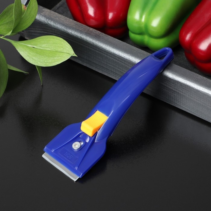 Скребок для стеклокерамики Доляна &laquo;Базис&raquo;, 16 см, цвет МИКС