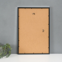 Фоторамка пластик "МИРАМ" 40х60 см, 641822-17, серебро (пластиковый экран)