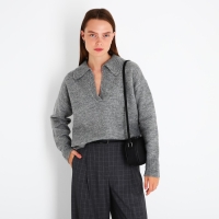 Сумка кросс-боди на молнии, цвет чёрный