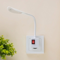 Бра в розетку"Дарсия" LED 2Вт белый 2,5х6х32 см