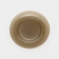 Тарелка плоская стеклянная Ambiante Eclipse, d=25 см, цвет коричневый