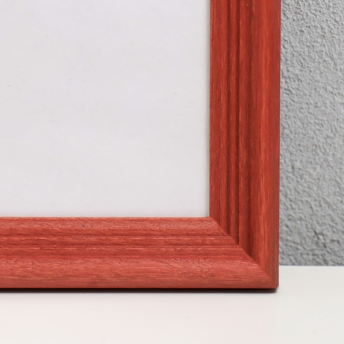 Фоторамка дерево "Image Art" С18 25х25 см,(пластиковый экран), красное дерево