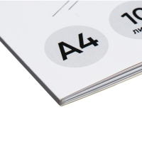 Альбом для черчения А4, 10 листов, блок 200 г/м&sup2;, на клею, ErichKrause, вертикальная рамка