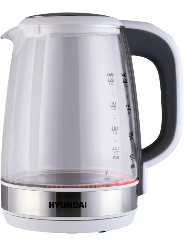 Чайник HYK-G8880 2л. 2200Вт серый-серебристый