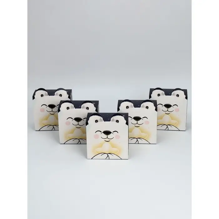 Набор подарочных коробок, 5 шт &laquo;Медвежонок&raquo;, 15 х 15 х 8 см