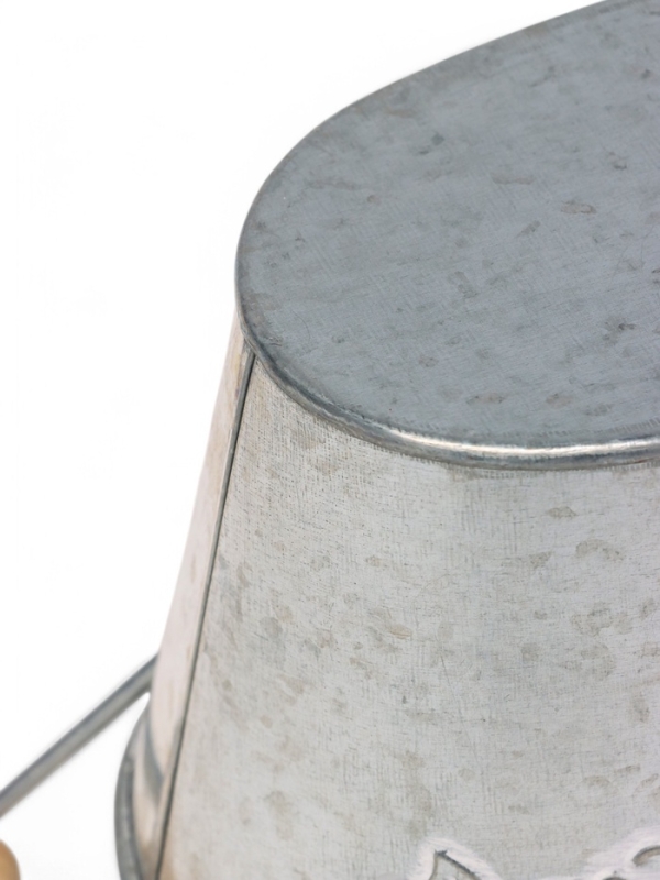 Кашпо с деревянными ручками "Бонсай Альва" 21х12х10см, овальный