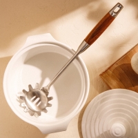 Ложка для спагетти Sima-Land Home 34х8,5 см, Рустик, цвет серебряный