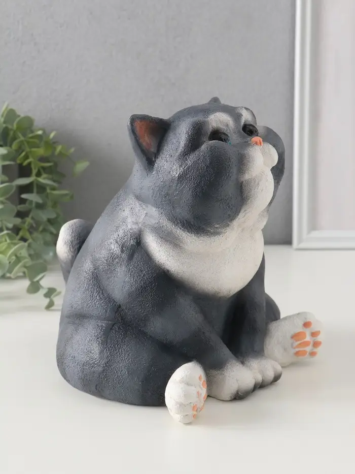 Фигурка (гипс) Кот ПРЯНИК 18,5х16,5х18 см