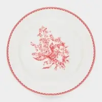 Тарелка Дулевский фарфор &laquo;Райские ландыши&raquo;, d=17.5 см, фарфор