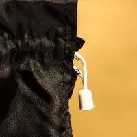 Сумка плетёная из пандана, 26&times;15&times;38 см, бежево-чёрная