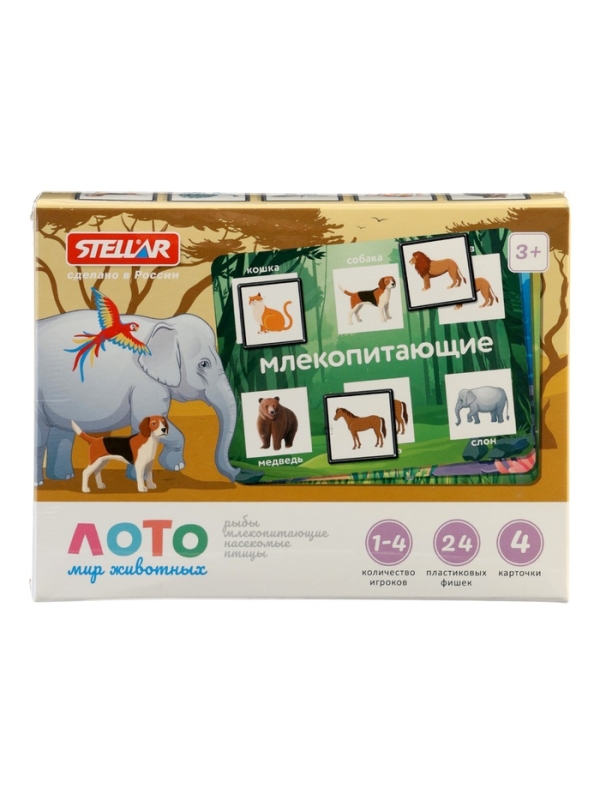 Лото &laquo;Мир животных&raquo;