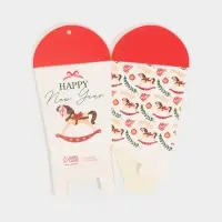 Бонбоньерка новогодняя &laquo;Лошадка&raquo;, 7,5 х 8 х 7,5 см, Новый год