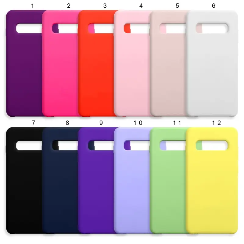Чехол Samsung S10 Plus SILICONE COVER