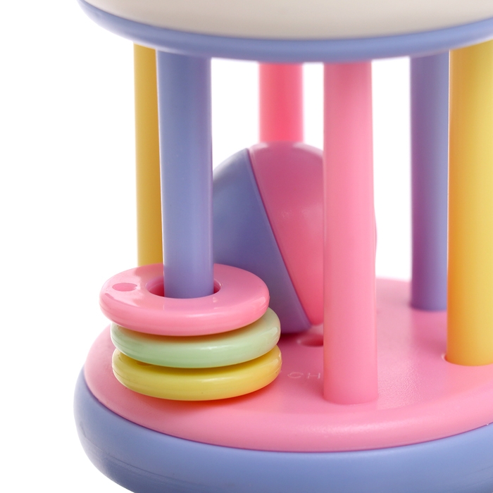 Набор погремушек с прорезывателями &laquo;Лаванда&raquo;, цвета МИКС