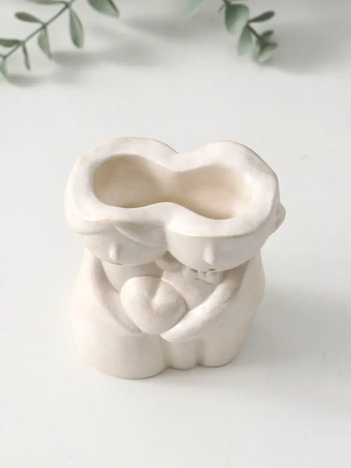 Подсвечник для тонких свечей &laquo;Пара&raquo;, 10&times;7.5&times;5.5 см, перламутр