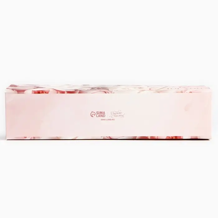 Коробочка для макарун с PVC крышкой &laquo;С любовью&raquo;, 19.5 х 5 х 4.5 см