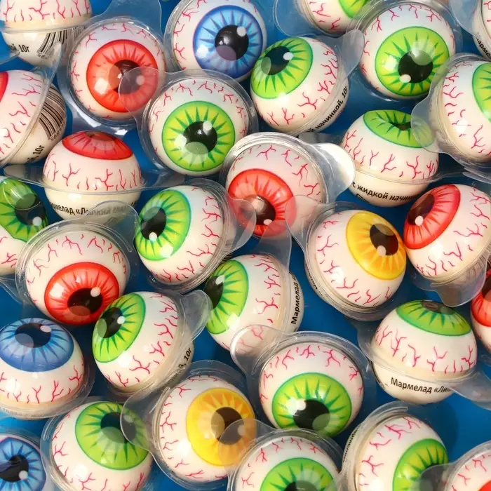 Мармелад &laquo;Липкий глаз&raquo; с жидкой начинкой 10 г