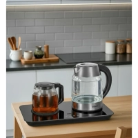 Чайный набор чайник электрический КТ-6608 - 1.7 л