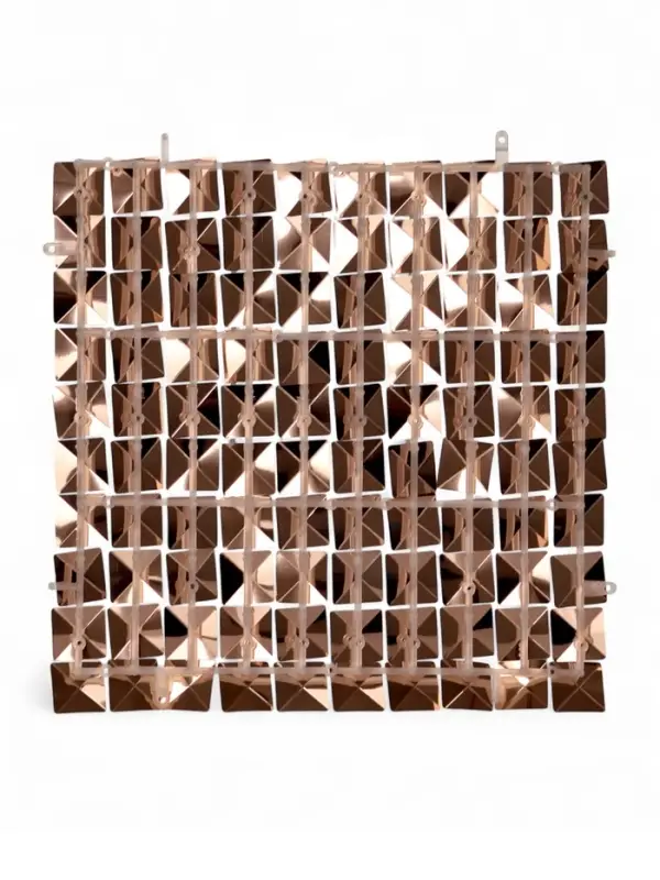 Панель с пайетками для фотозоны 30*30 см розовое золото