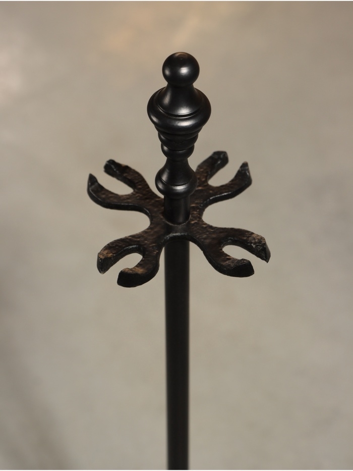 Каминный набор "Тепло" сталь, 4 предмета, 12х12х54 см