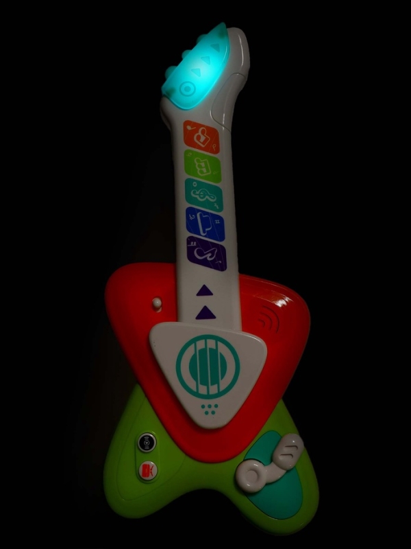 Музыкальная сенсорная гитара, звуковые и световые эффекты