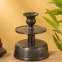 Подсвечник "Ретро серия Барселона" алюминий  13х13х15 см