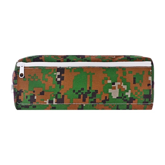 Пенал мягкий "Миллитари" 2 отделения, 80 х 210 х 40 мм, МИКС