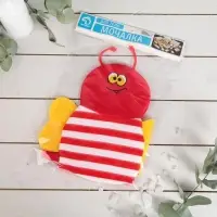 Мочалка-варежка детская для купания Доляна &laquo;Пчёлка&raquo;, цвет МИКС