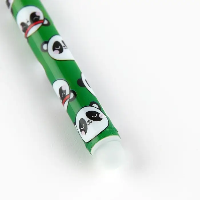 Ручка пиши стирай синяя паста 0,5 мм с колпачком &laquo;Панда&raquo;