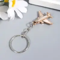 Брелок пластик под металл "Самолет"