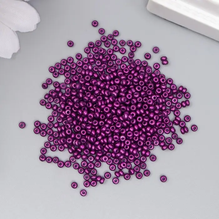 Бисер стекло 11/0 "Металлик. Фиолет" 10 гр