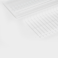 Сушилка для посуды с поддоном для шкафа 60 см, 56.5&times;25.6 см, белая