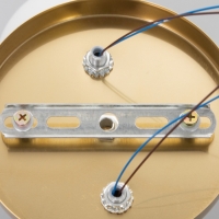 Люстра "Донна" 2х40Вт Е27 черный/латунь 37х15х25см