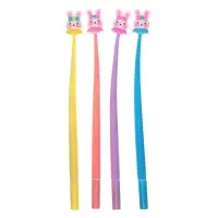 Ручка - прикол гелевая Calligrata &laquo;Зайка&raquo;, МИКС