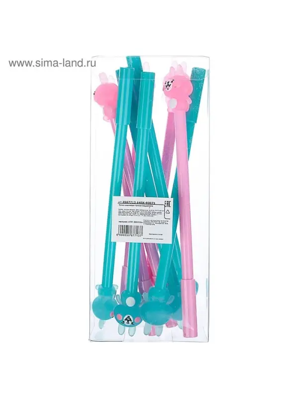 Ручка - прикол шариковая &laquo;Зайка&raquo;, МИКС