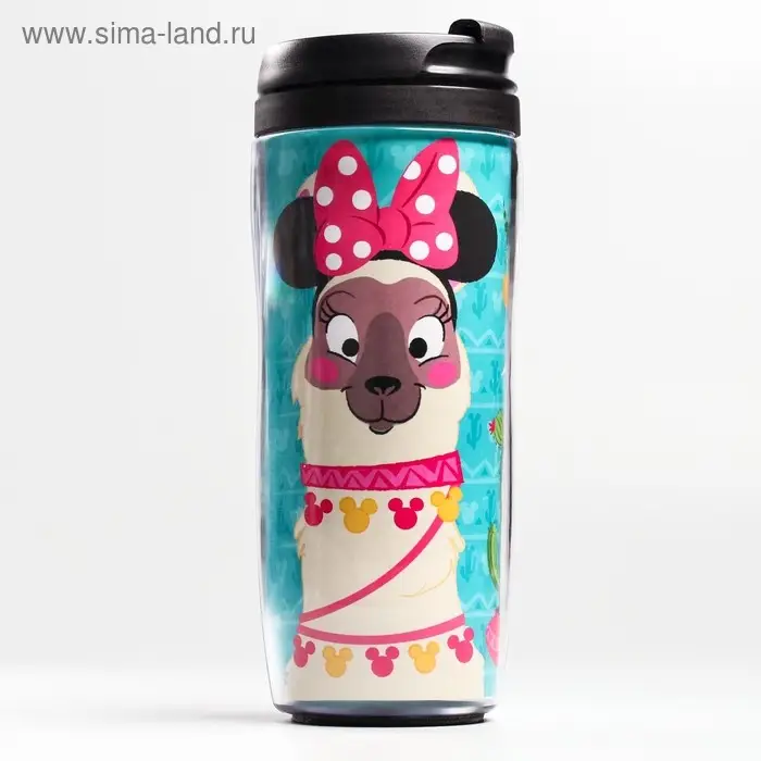 Термостакан &laquo;Лама&raquo;, Минни Маус, 350 мл