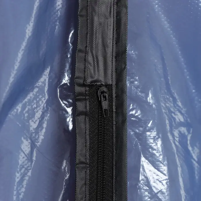 Чехол для одежды Доляна, 60&times;137 см, синий, прозрачный