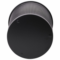 Корзина для бумаг металлическая, 20 литров, BRAUBERG Germanium, чёрный