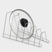 Подставка для крышек, 34&times;18&times;16 см, хром