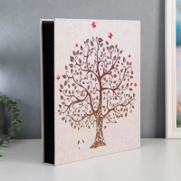 Фотоальбом на 1000 фото 10х15 см "Деревце с листьями" кожзам, 36х34х7 см