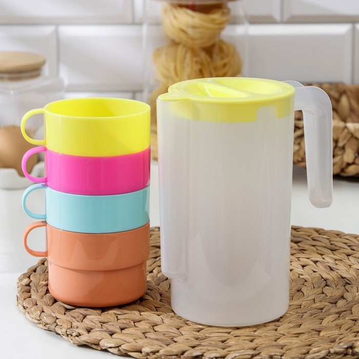 Набор &laquo;Турист&raquo;: Кувшин 1,2 л, 4 кружки