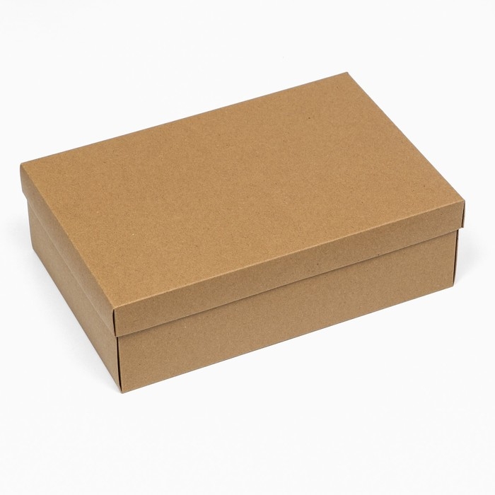 Коробка подарочная складная, упаковка, крафт, 30 х 20 х 9 см