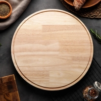 Доска разделочная Magistro &laquo;Дубрава&raquo;, d=35 см, дуб