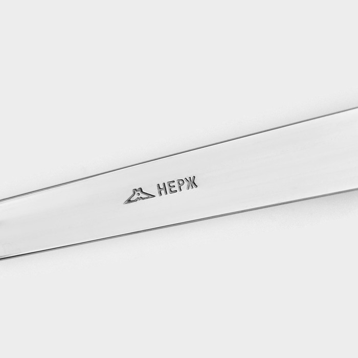 Набор столовый &laquo;Торжество&raquo;, 18 предметов, толщина 2 мм, картонная коробка, цвет серебряный