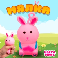 Мялка &laquo;Зайка&raquo; с пастой, цвета МИКС