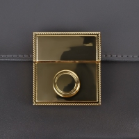 Застёжка для сумки, 4,3 &times; 4,7 см, цвет золотой