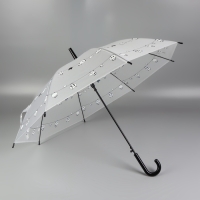 Зонт - трость полуавтоматический &laquo;Панды&raquo;, 8 спиц, R = 47/54 см, D = 108 см, цвет МИКС